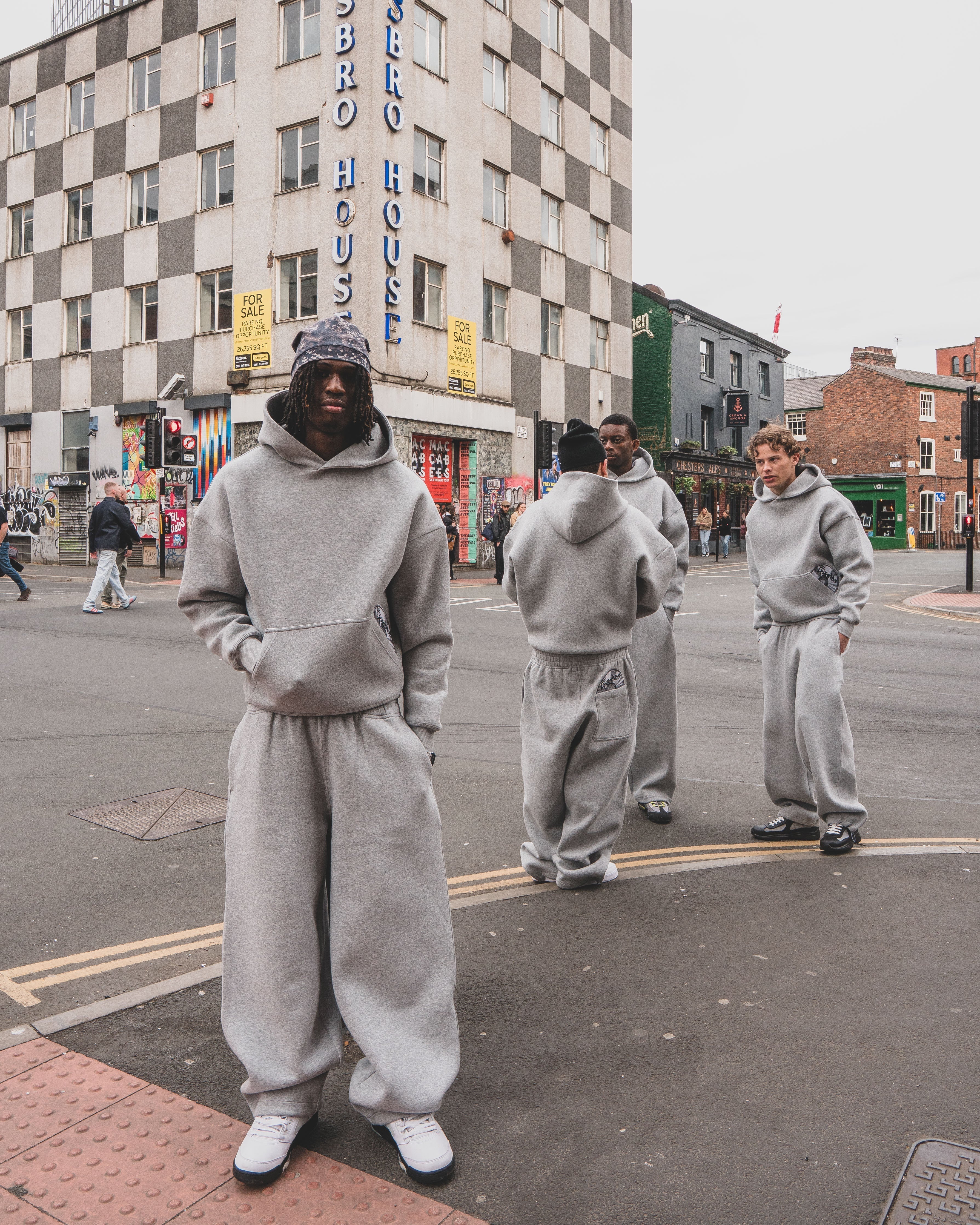 Disc Baggy Joggers Grey [630GSM]