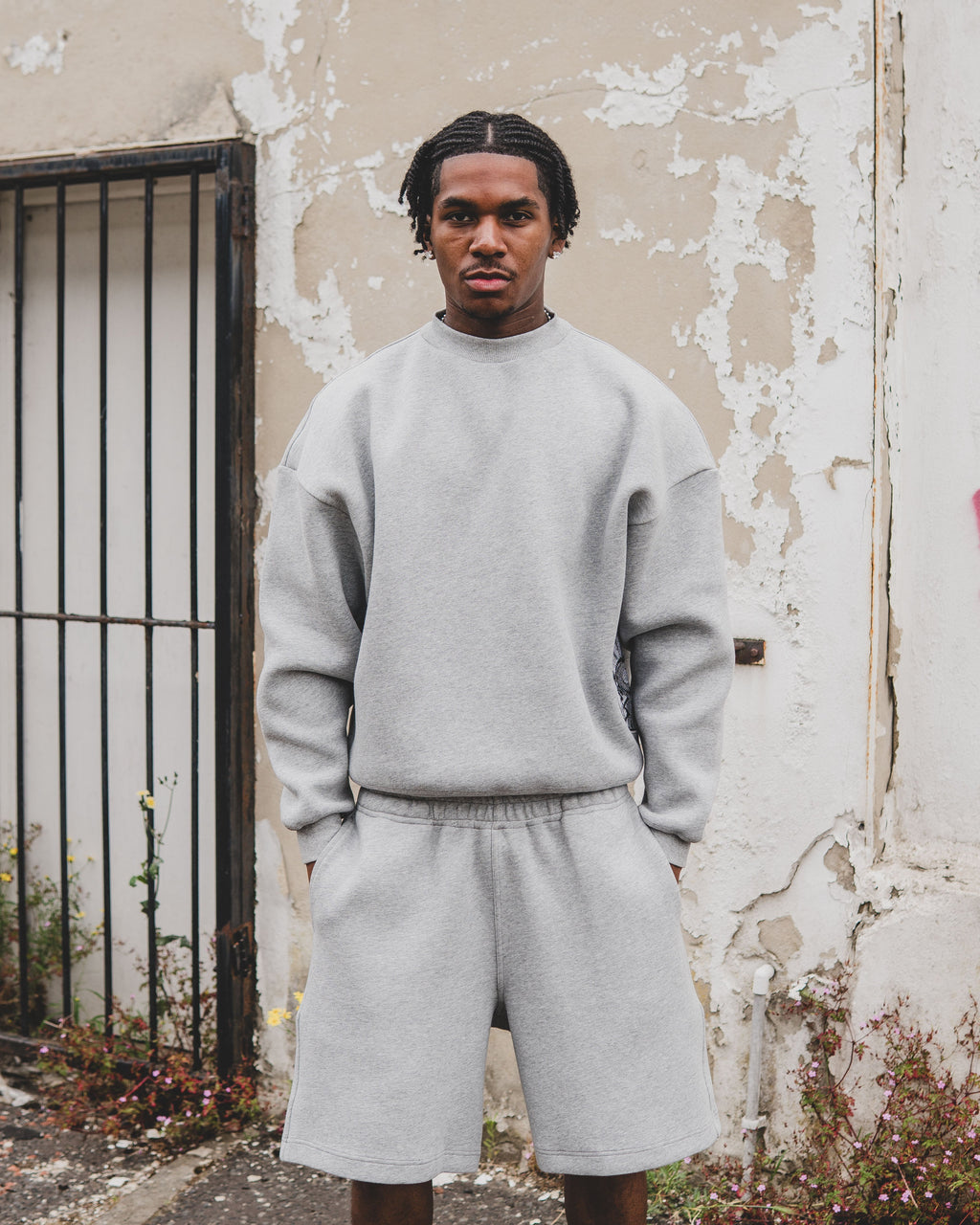 Disc Sweatshirt Grey [630GSM]