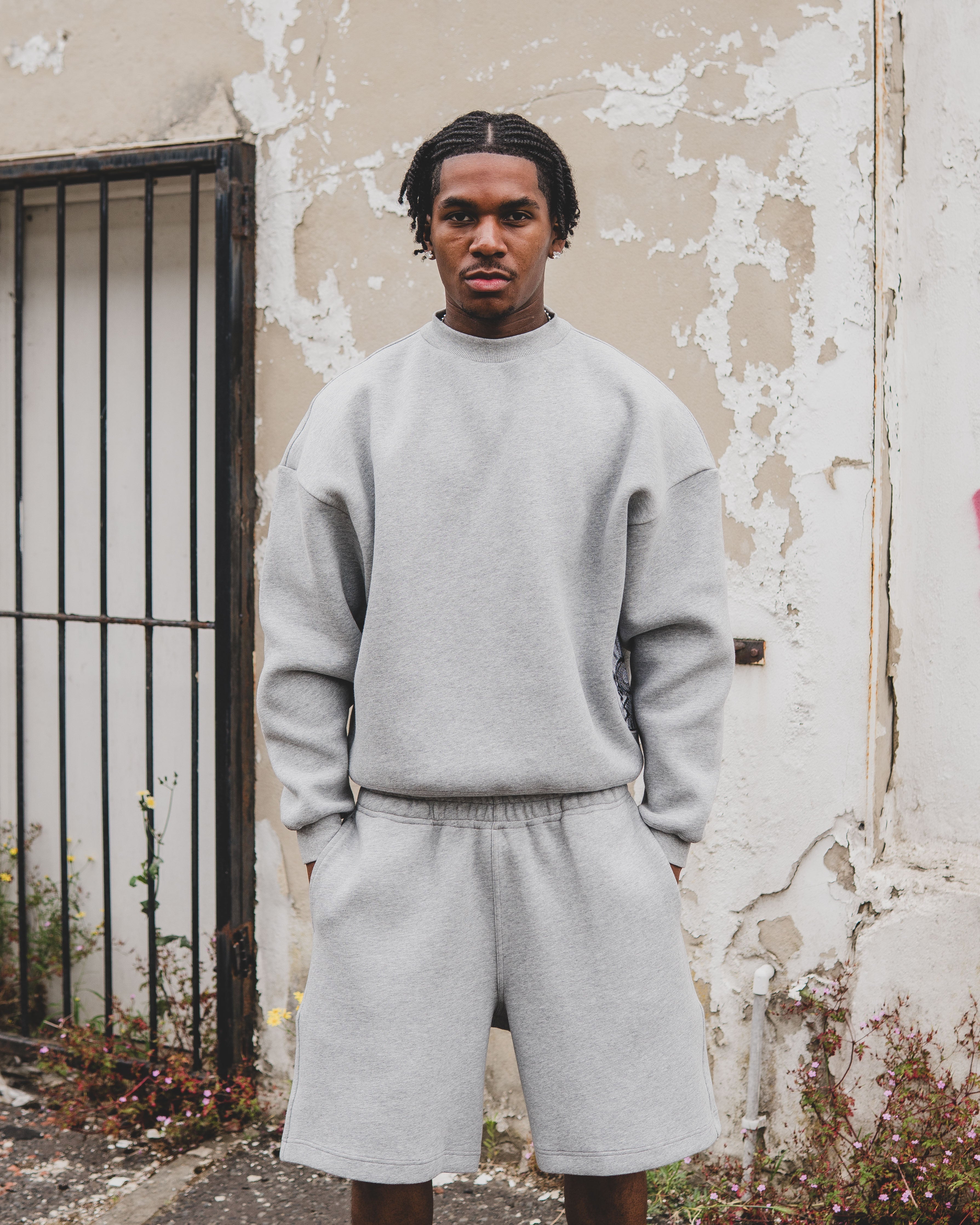 Disc Sweatshirt Grey [630GSM]