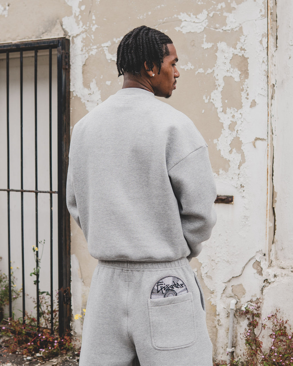 Disc Sweatshirt Grey [630GSM]