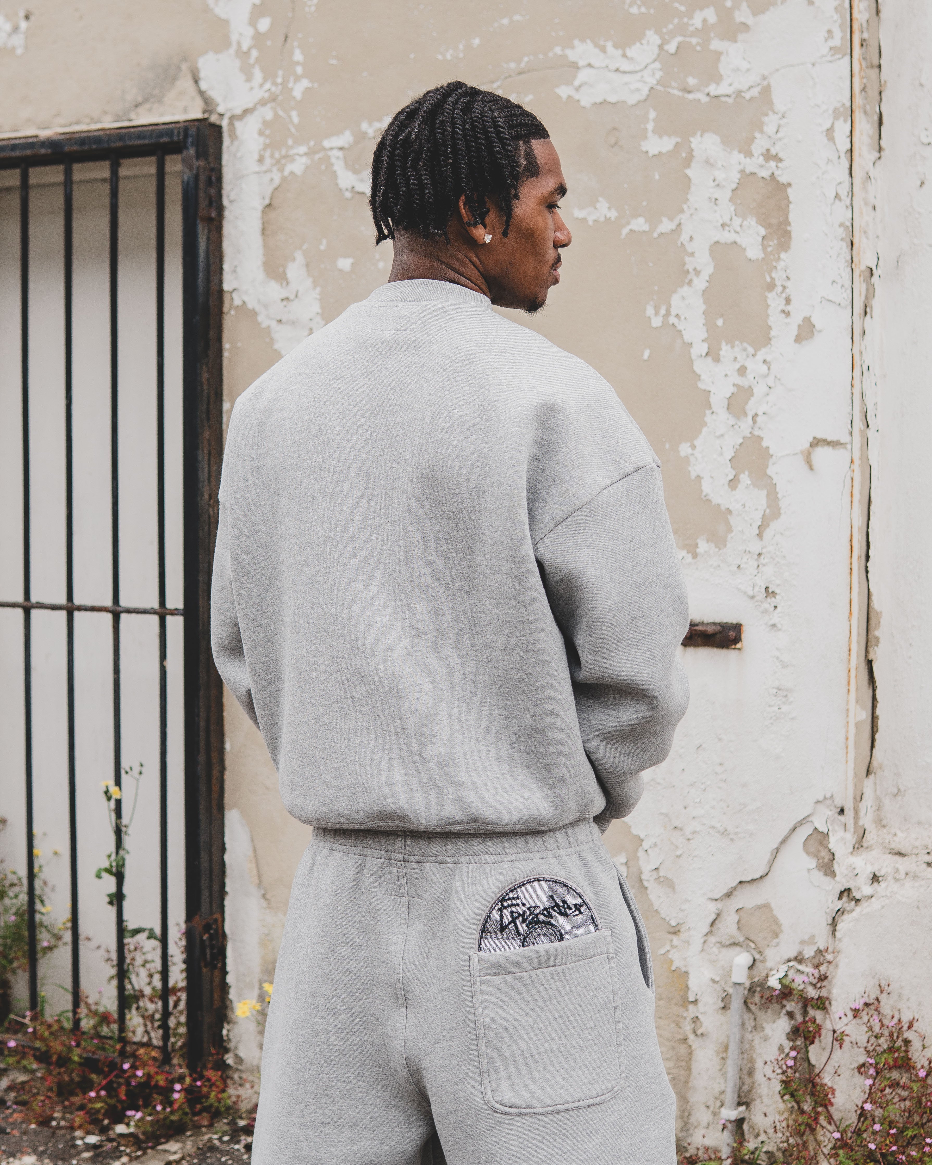 Disc Sweatshirt Grey [630GSM]