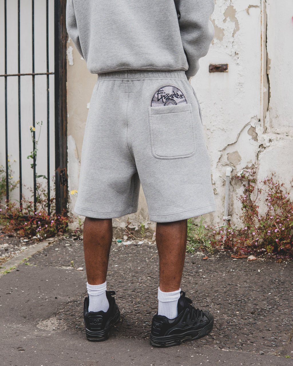 Disc Baggy Shorts Grey [630GSM]