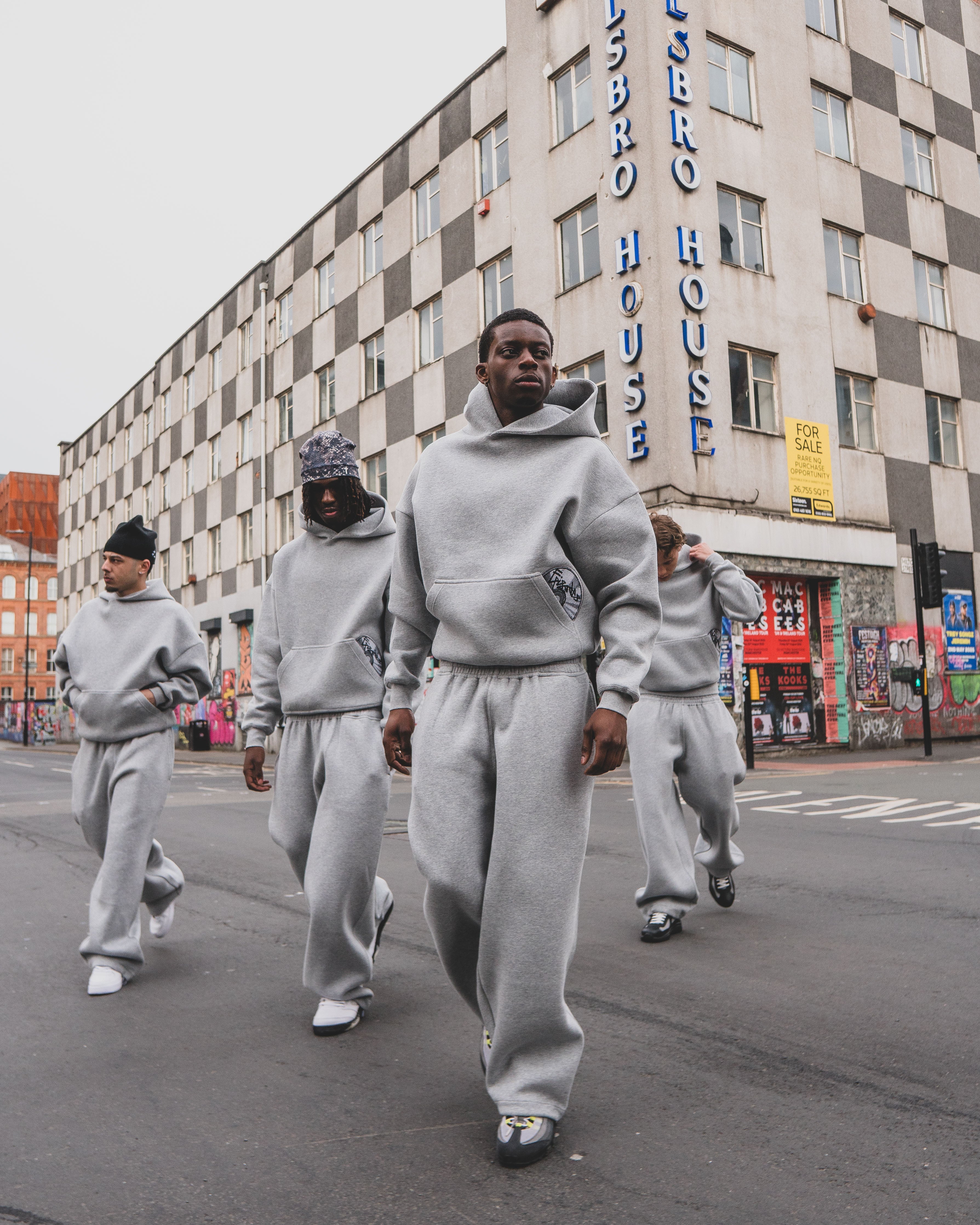 Disc Hoodie Grey [630GSM]