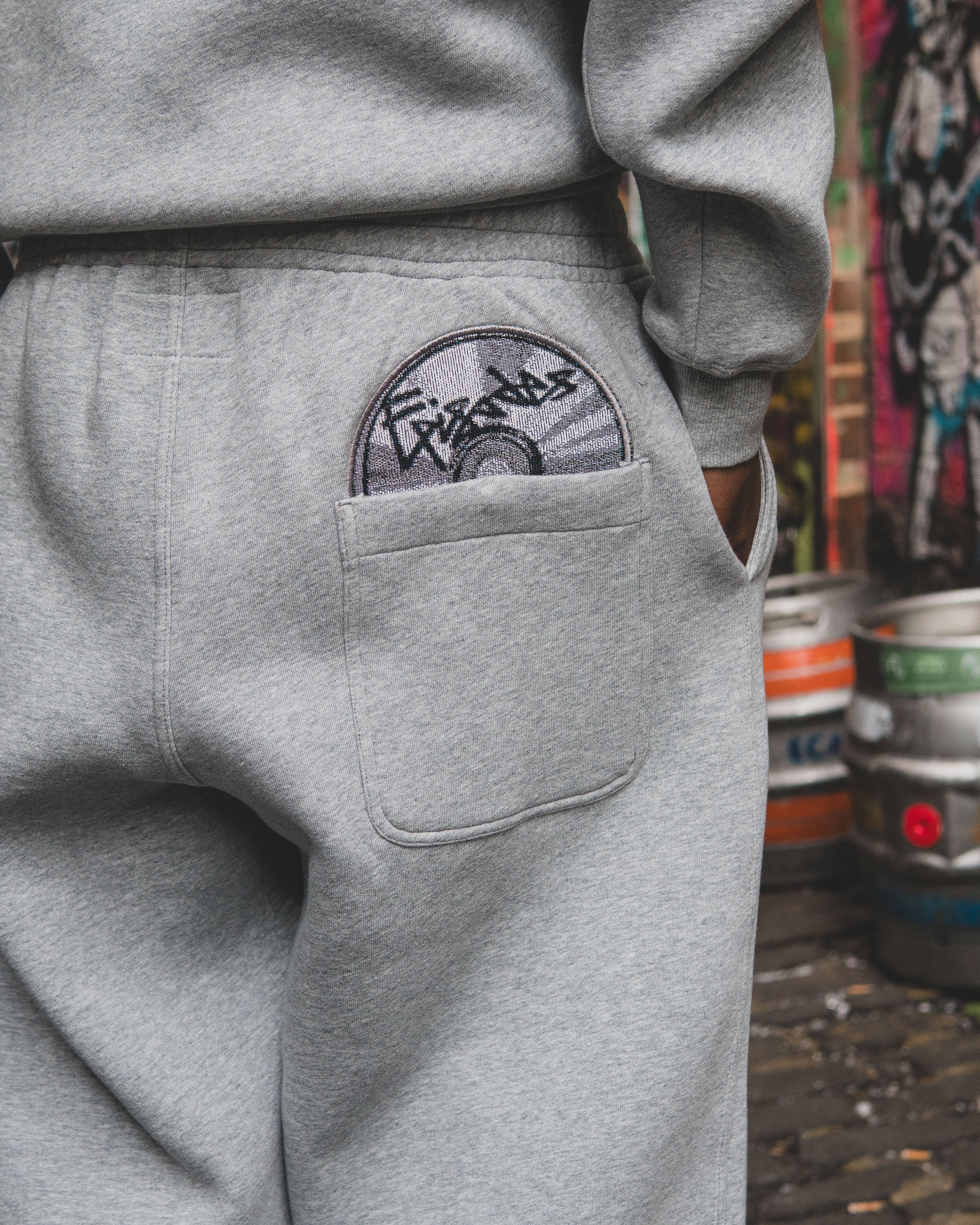 Disc Baggy Joggers Grey [630GSM]