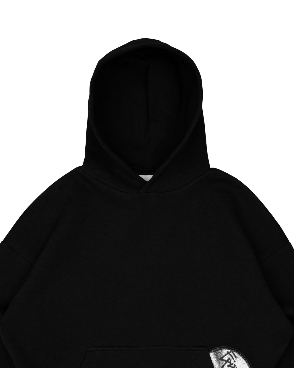 Disc Hoodie Black [630GSM]