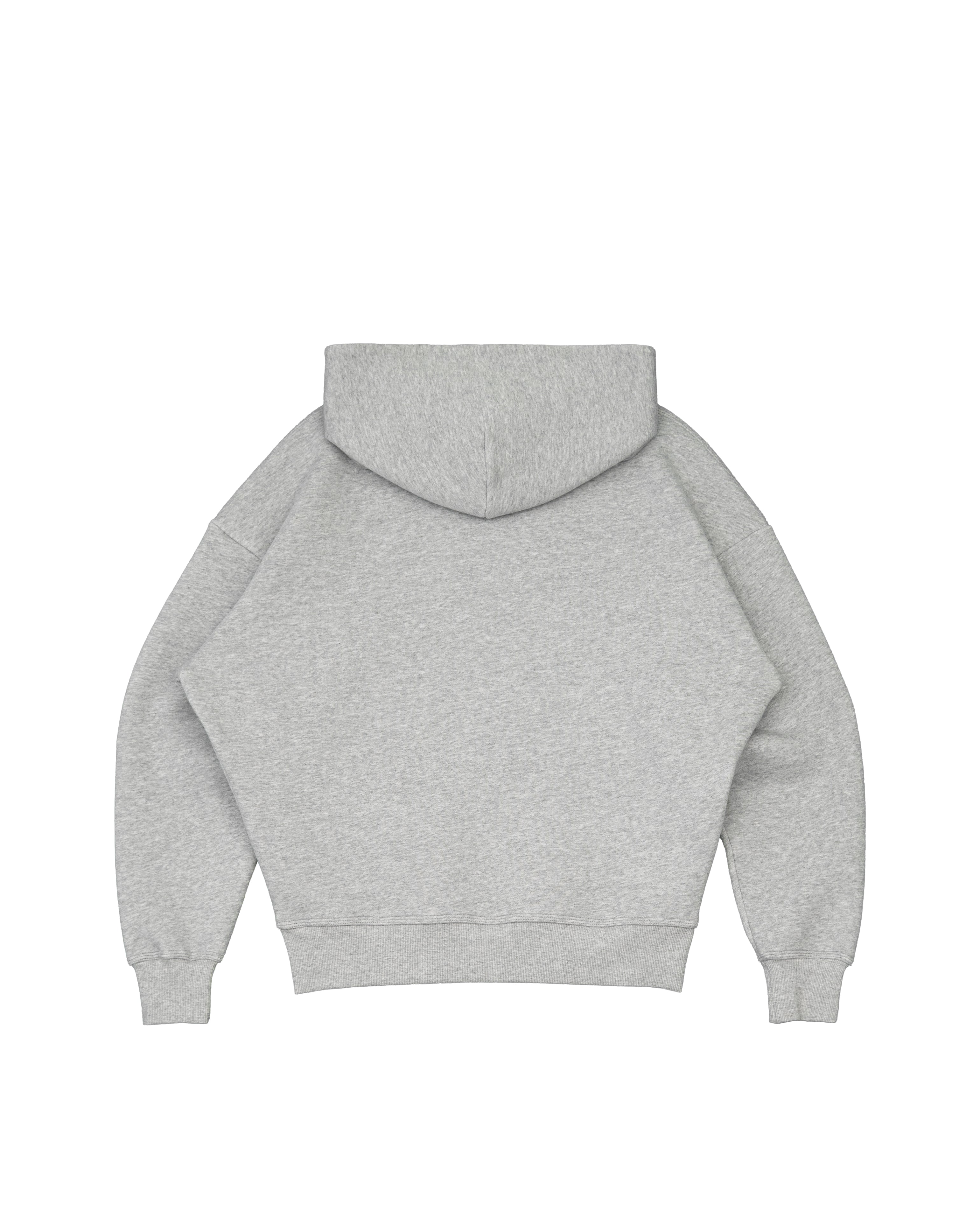 Disc Hoodie Grey [630GSM]