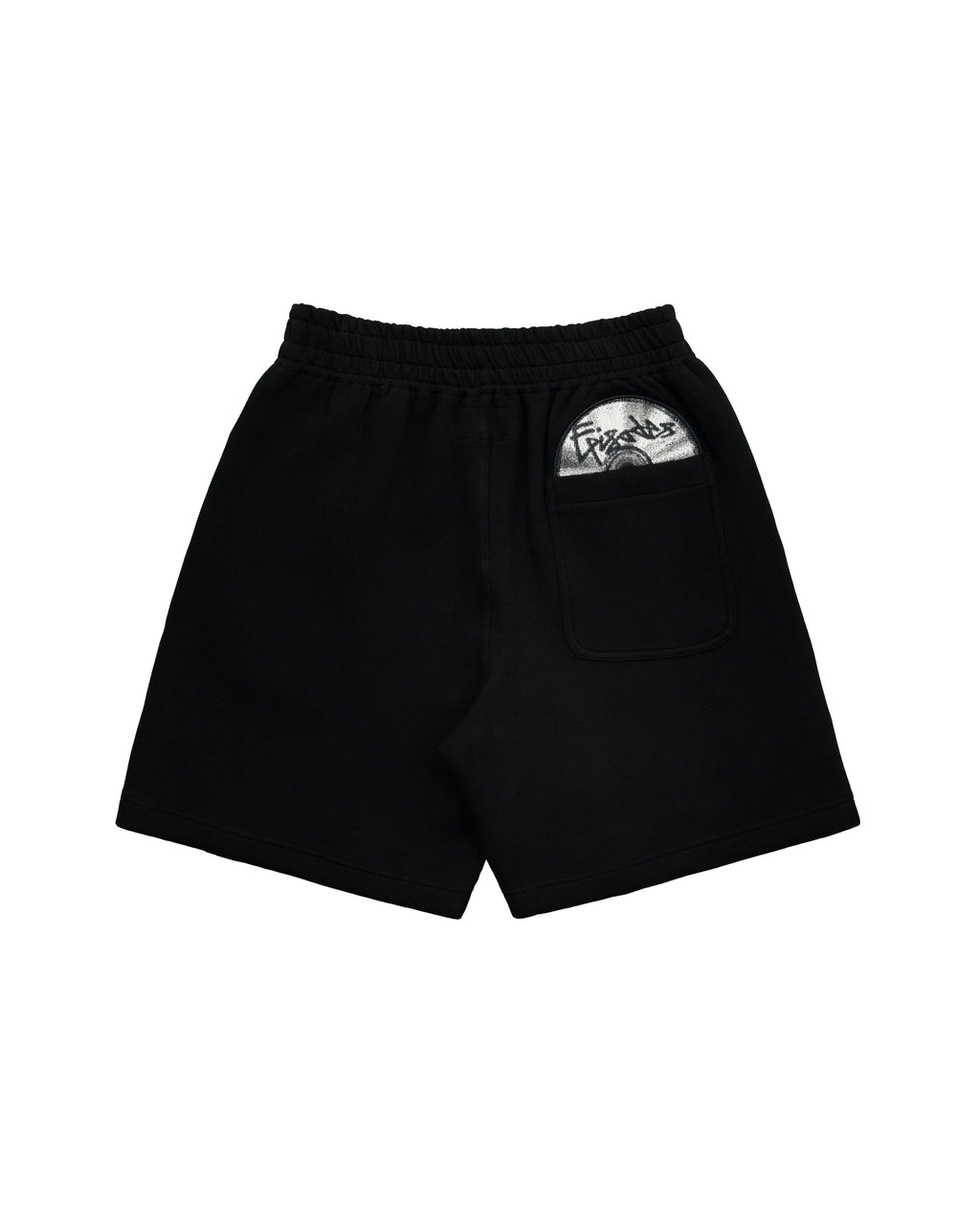 Disc Baggy Shorts Black [630GSM]