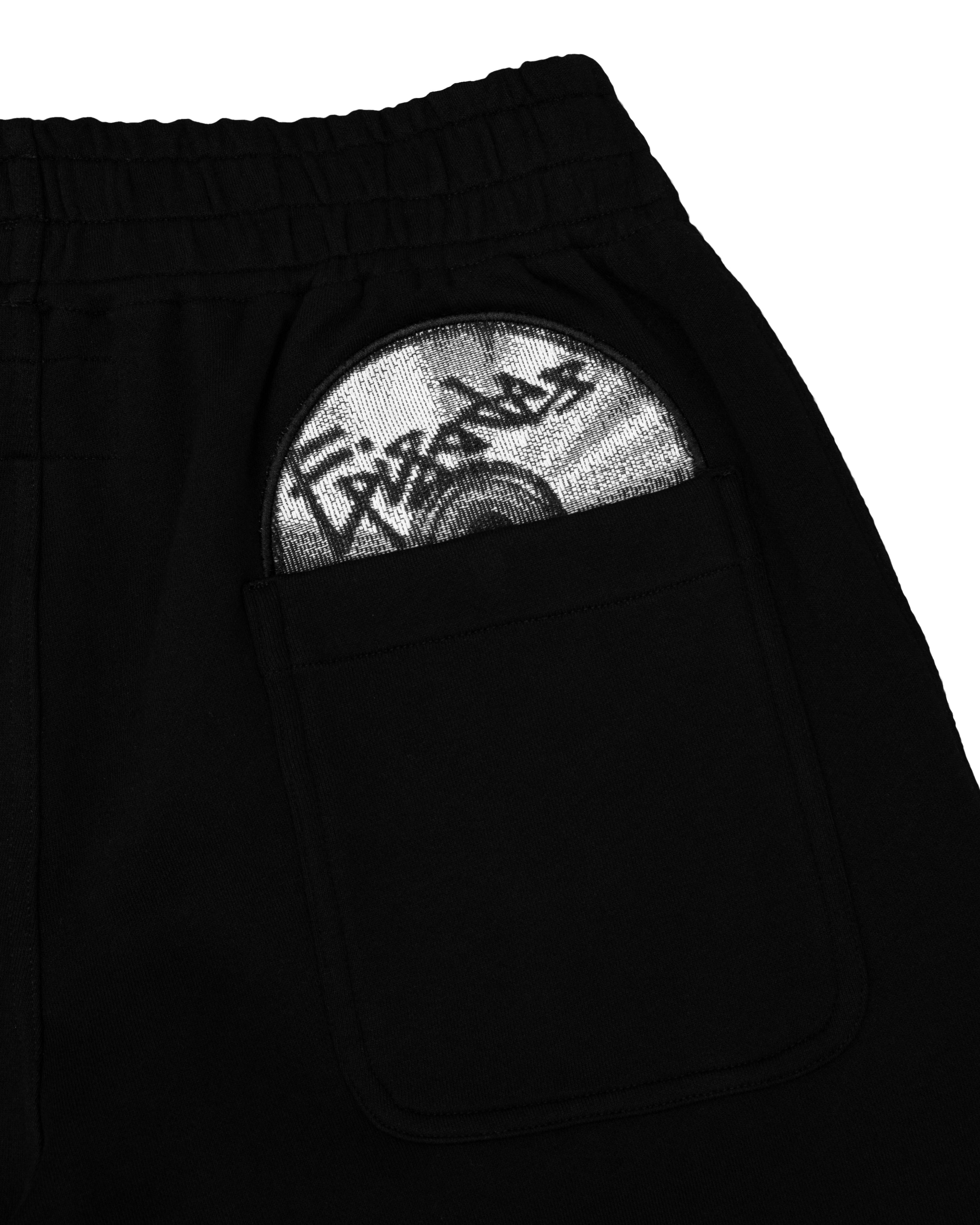 Disc Baggy Shorts Black [630GSM]