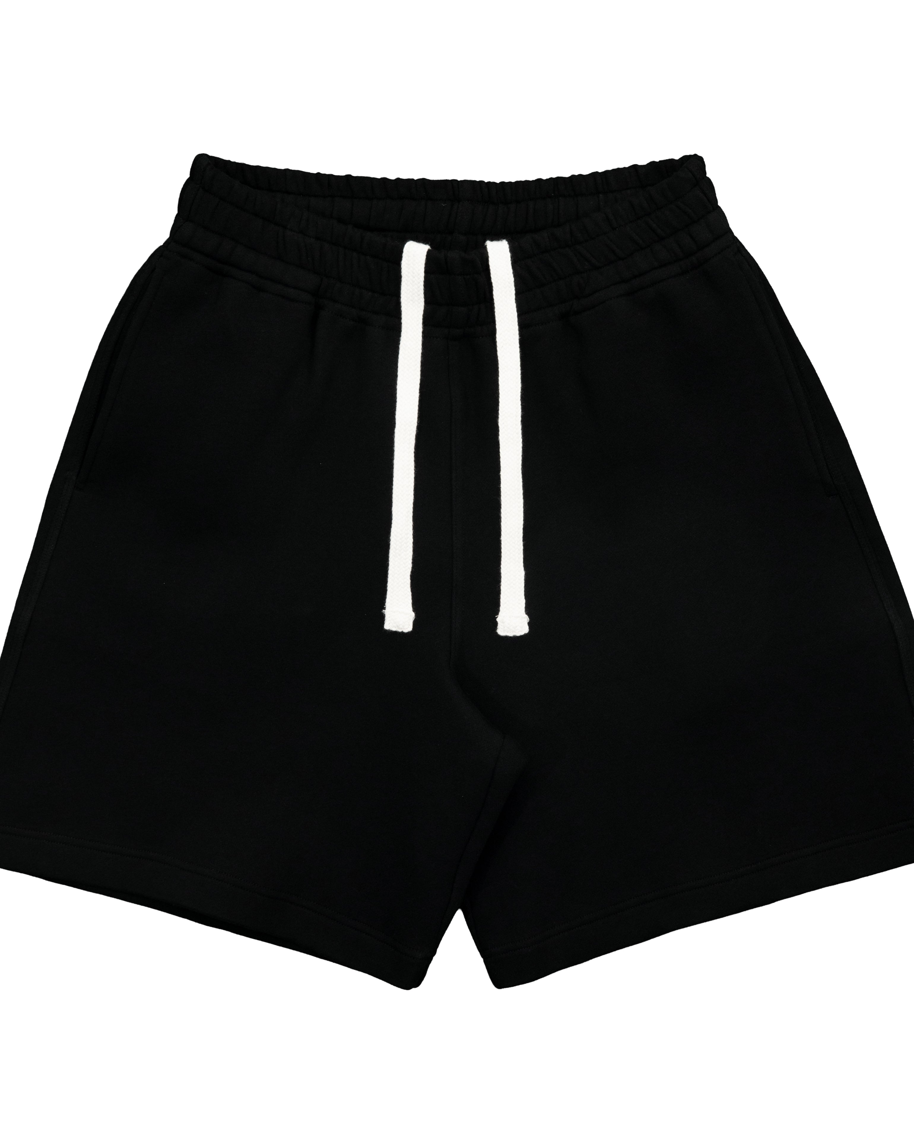 Disc Baggy Shorts Black [630GSM]