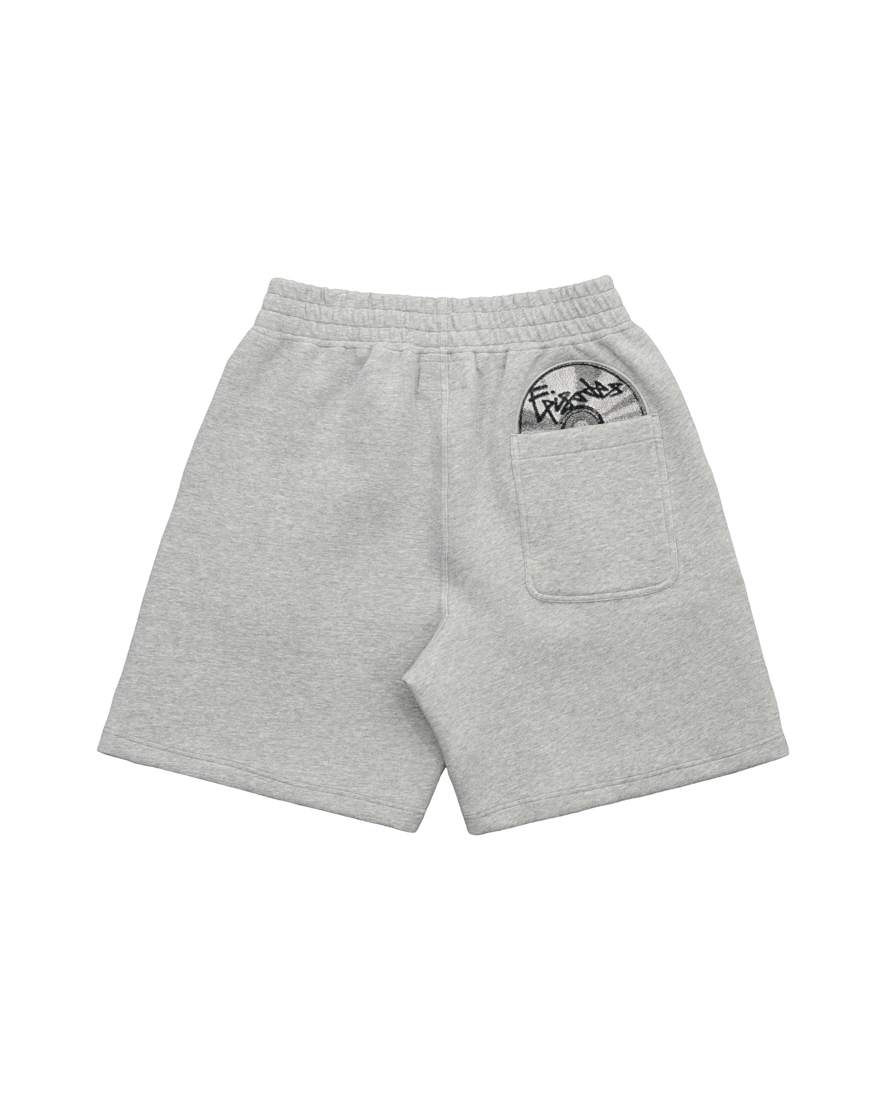 Disc Baggy Shorts Grey [630GSM]