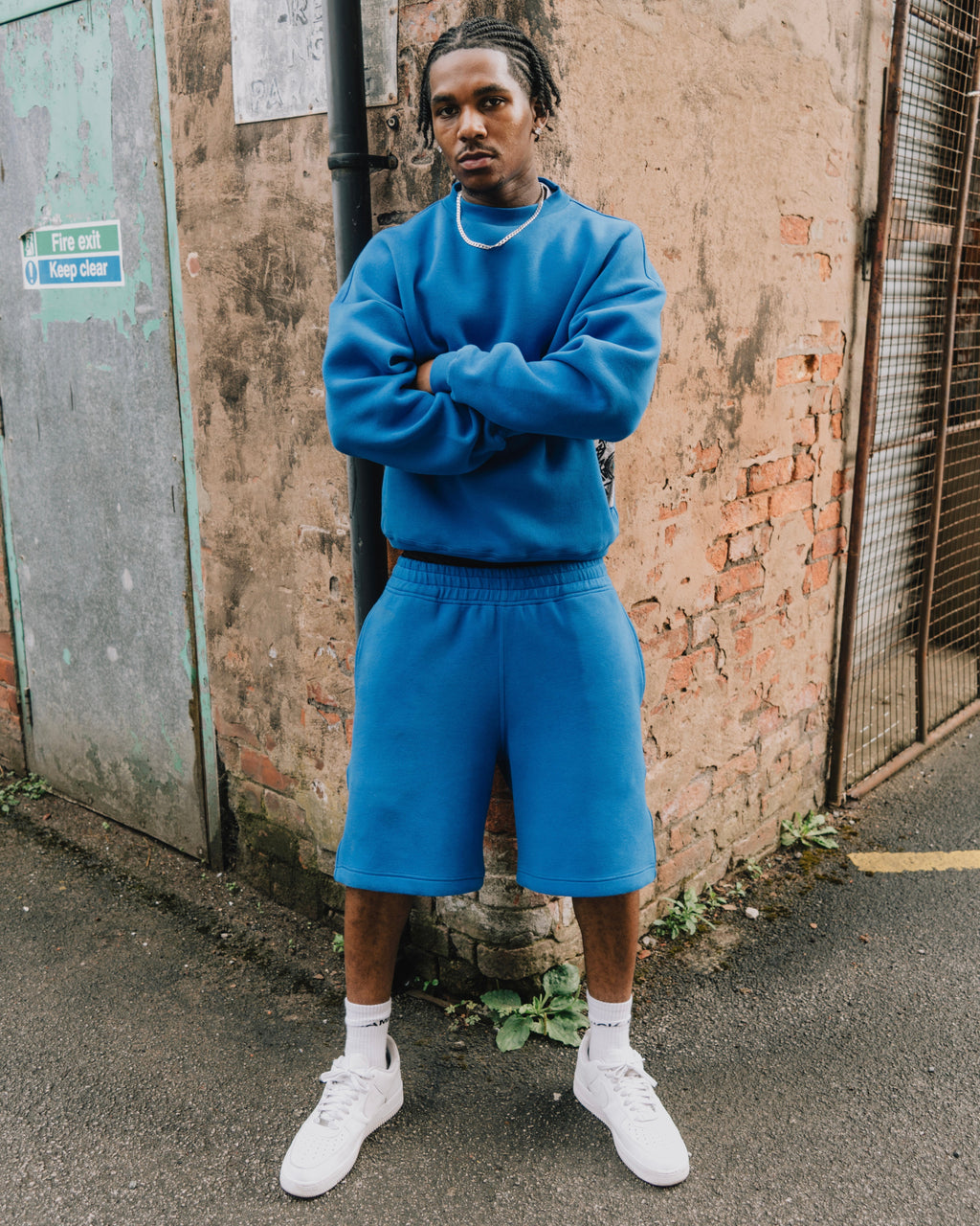 DISC BAGGY SHORTS COBALT [630GSM]