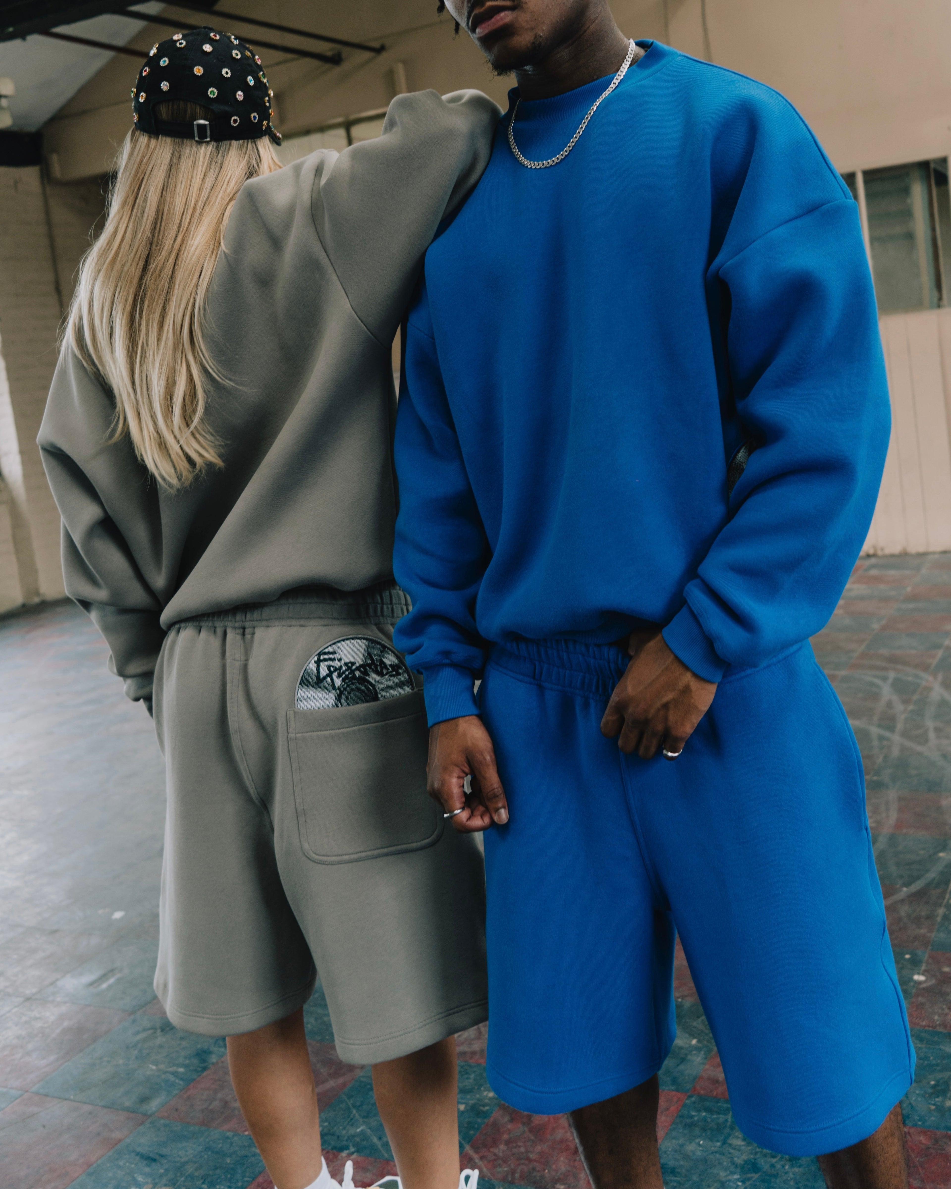 DISC SWEATSHIRT COBALT [630GSM]