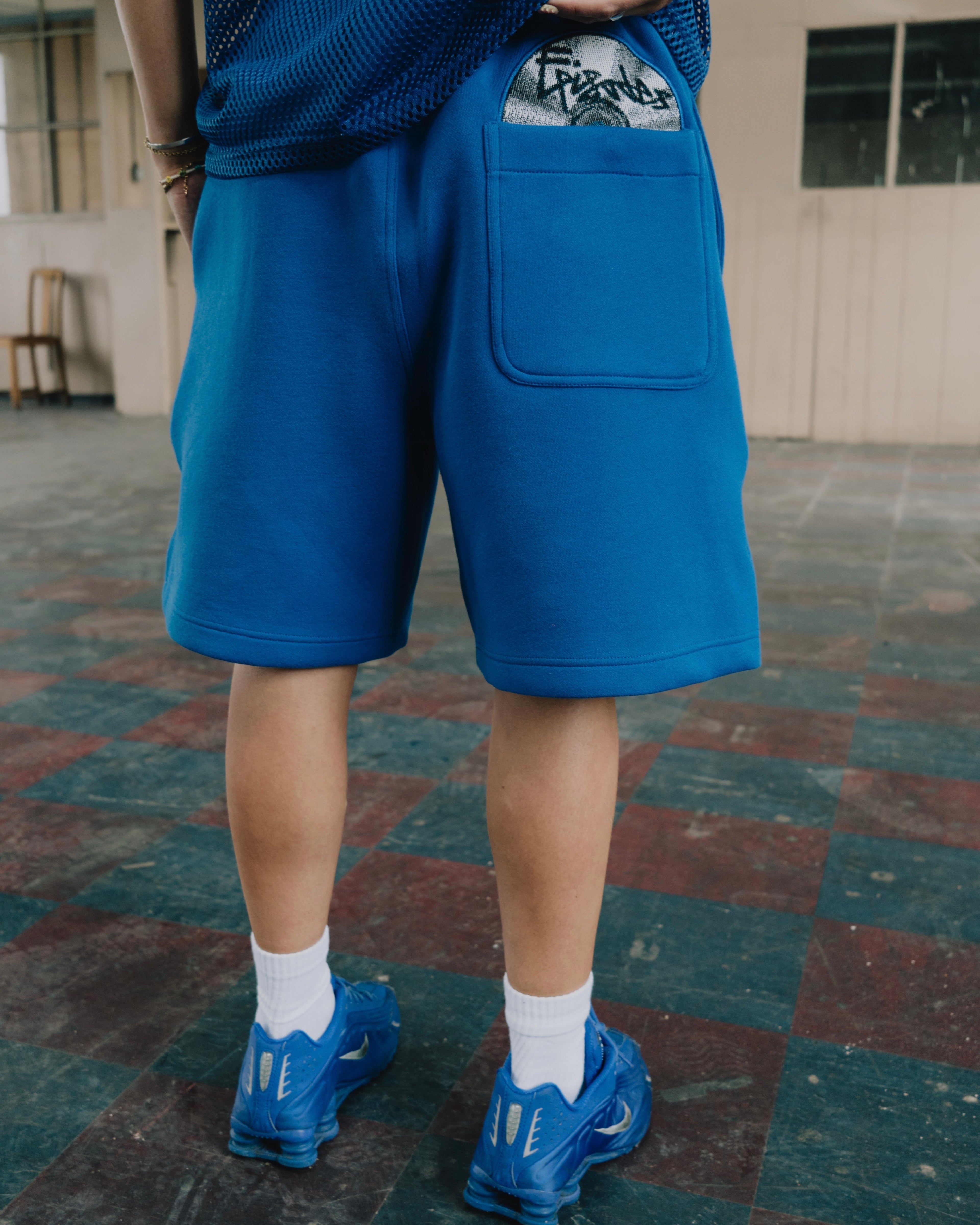 DISC BAGGY SHORTS COBALT [630GSM]