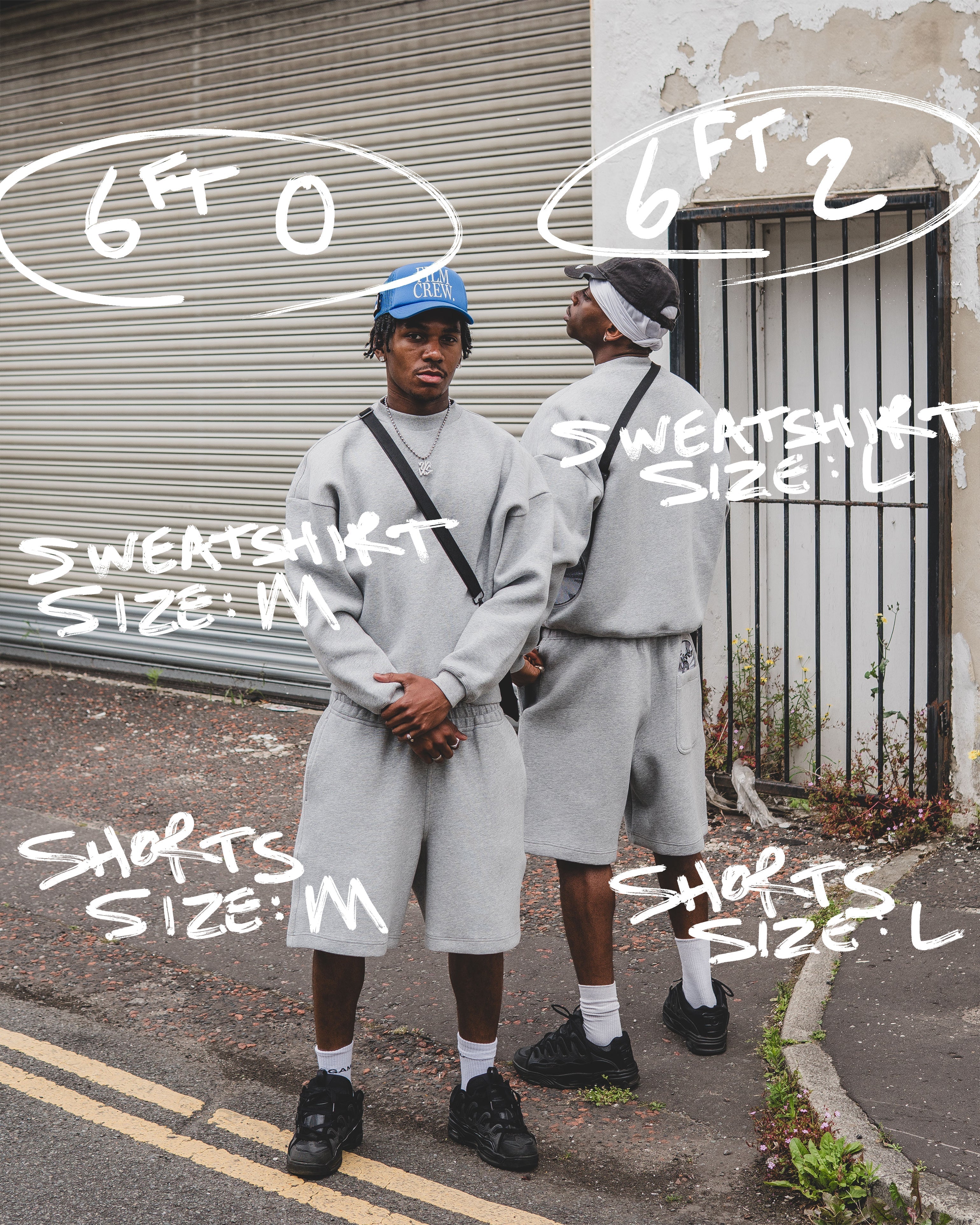 Disc Baggy Shorts Grey [630GSM]